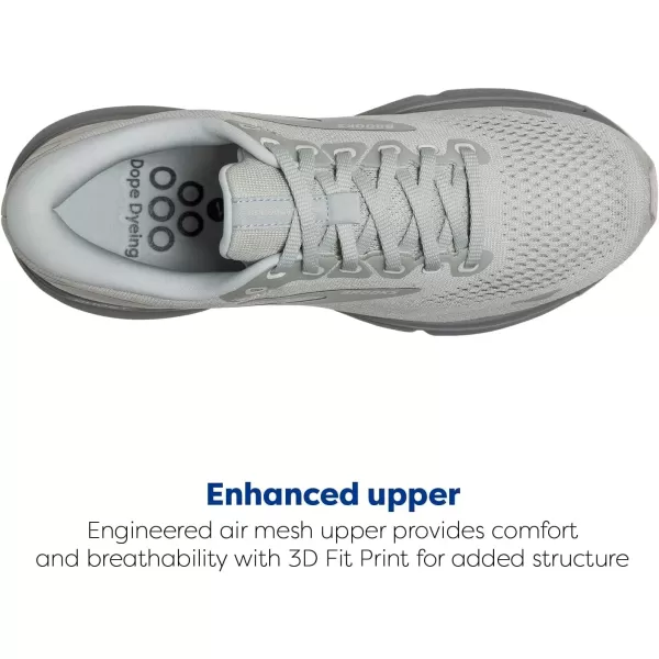 Brooks Womens Ghost 15 Neutral Running ShoeIllusionWhite