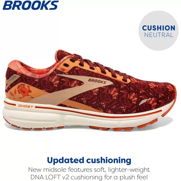 Brooks Womens Ghost 15 Neutral Running ShoeKoyTruffleWhisper