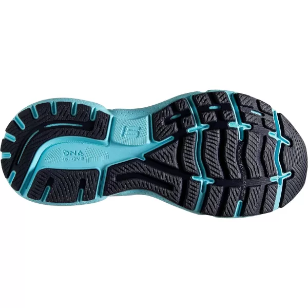 Brooks Womens Ghost 15 Neutral Running ShoeOysterBluefishWhite