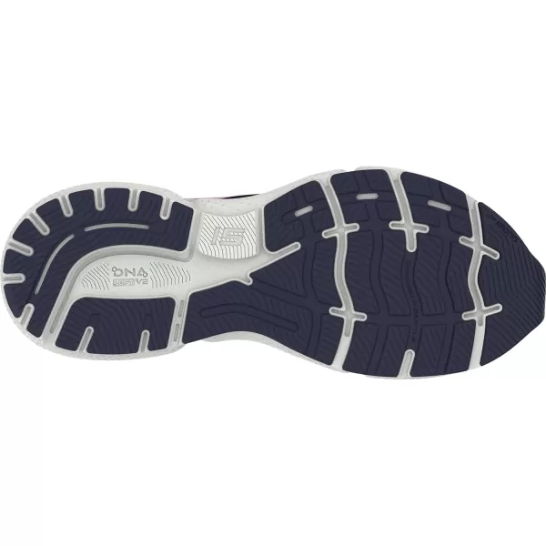 Brooks Womens Ghost 15 Neutral Running ShoePeacoatBluePink