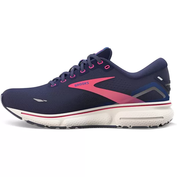 Brooks Womens Ghost 15 Neutral Running ShoePeacoatBluePink