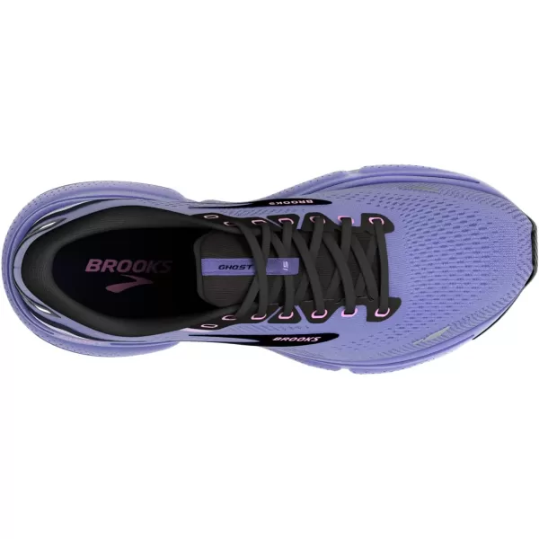 Brooks Womens Ghost 15 Neutral Running ShoeRhapsodyIrisCoral
