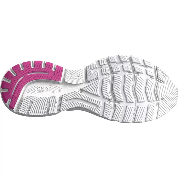 Brooks Womens Ghost 15 Neutral Running ShoeWhiteOysterViola