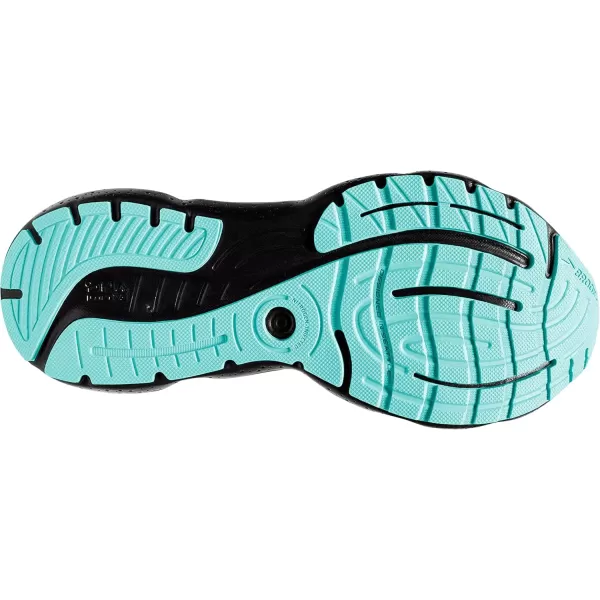 Brooks Womens Glycerin 20 Neutral Running ShoeBlackBlue LightPink
