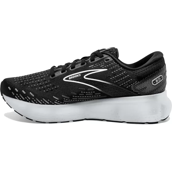 Brooks Womens Glycerin 20 Neutral Running ShoeBlackWhiteAlloy