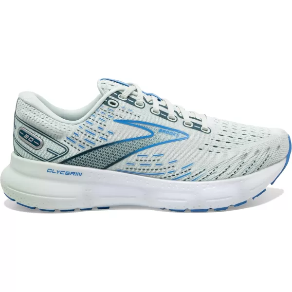 Brooks Womens Glycerin 20 Neutral Running ShoeBlue GlassMarinaLegion Blue