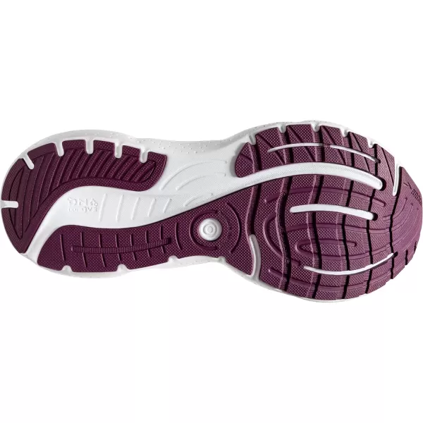 Brooks Womens Glycerin 20 Neutral Running ShoeMauveGrape WineGrey