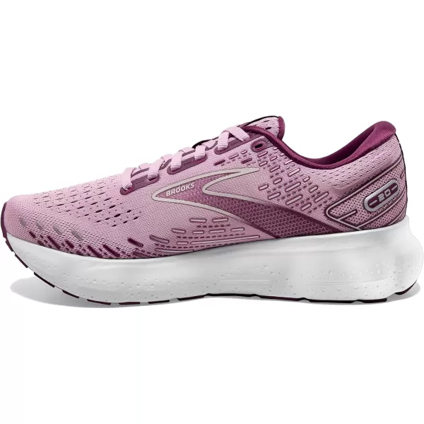 Brooks Womens Glycerin 20 Neutral Running ShoeMauveGrape WineGrey