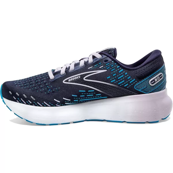 Brooks Womens Glycerin 20 Neutral Running ShoePeacoatOceanPastel Lilac