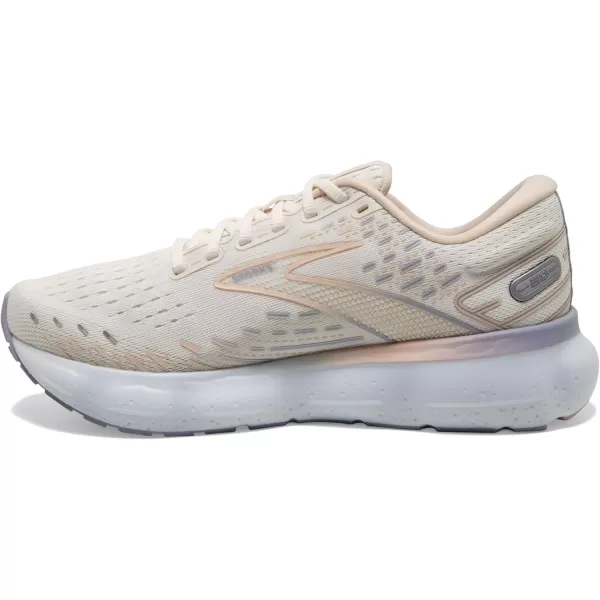Brooks Womens Glycerin 20 Neutral Running ShoeSnow WhiteBlushCosmic Sky