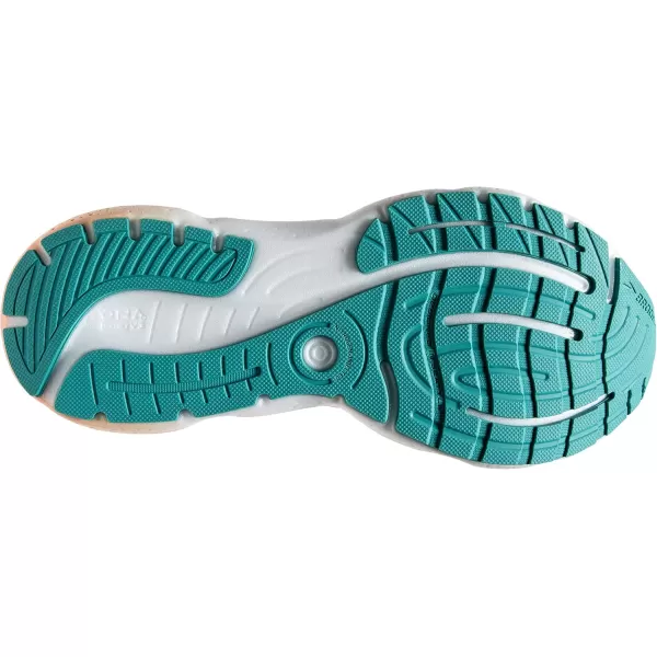 Brooks Womens Glycerin 20 Neutral Running ShoeTropical PeachFusion CoralLatigo Bay