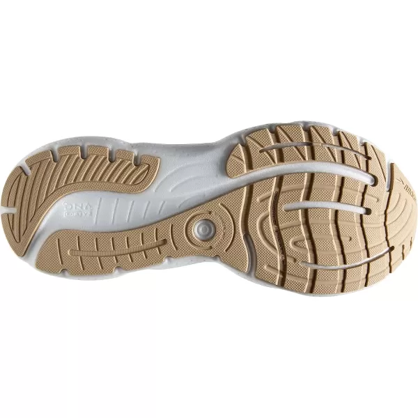 Brooks Womens Glycerin 20 Neutral Running ShoeWhiteKhaki