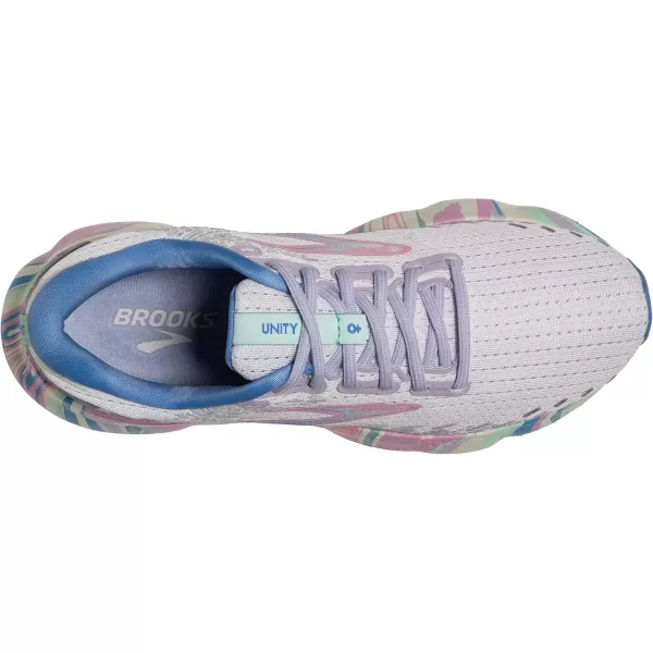 Brooks Womens Glycerin 20 Neutral Running ShoeWhitePurplePink