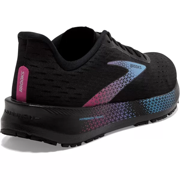 Brooks Womens Hyperion Tempo Road Running ShoeBlackBlissful BlueFuchsia