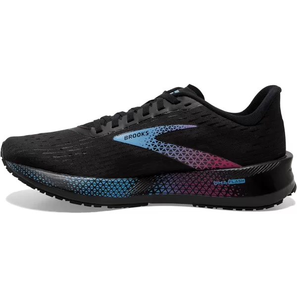 Brooks Womens Hyperion Tempo Road Running ShoeBlackBlissful BlueFuchsia