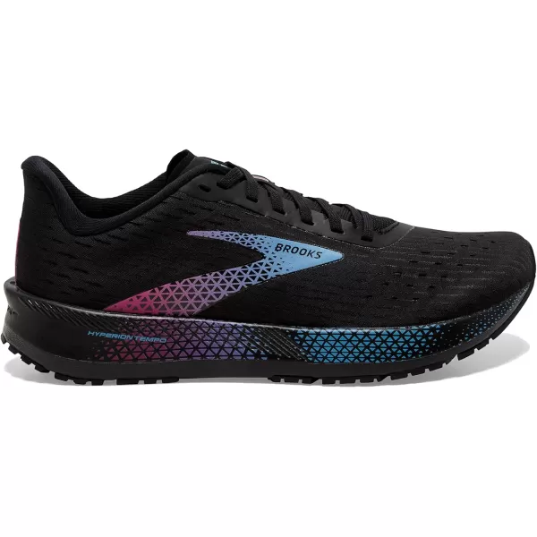 Brooks Womens Hyperion Tempo Road Running ShoeBlackBlissful BlueFuchsia