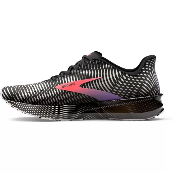 Brooks Womens Hyperion Tempo Road Running ShoeBlackCoralPurple