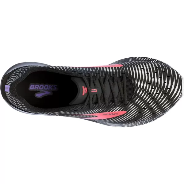 Brooks Womens Hyperion Tempo Road Running ShoeBlackCoralPurple