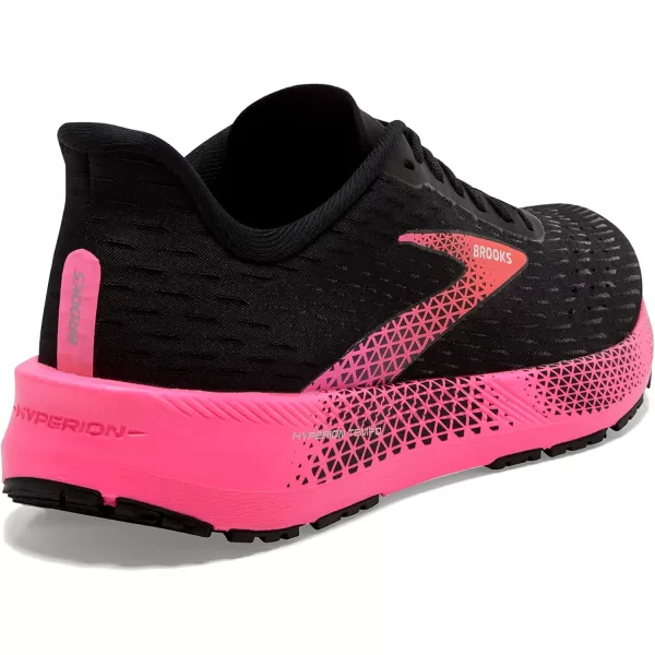 Brooks Womens Hyperion Tempo Road Running ShoeBlackPinkHot Coral