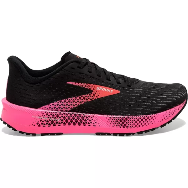 Brooks Womens Hyperion Tempo Road Running ShoeBlackPinkHot Coral