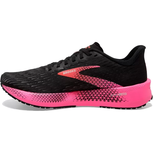 Brooks Womens Hyperion Tempo Road Running ShoeBlackPinkHot Coral