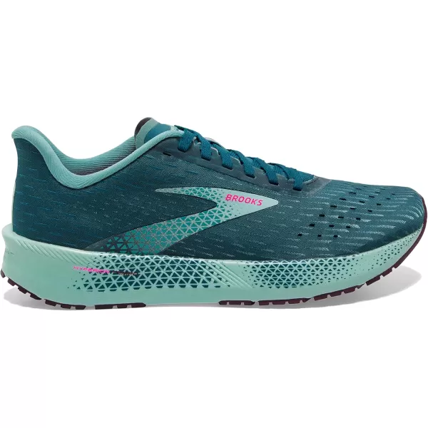 Brooks Womens Hyperion Tempo Road Running ShoeBlue CoralBlue LightPink