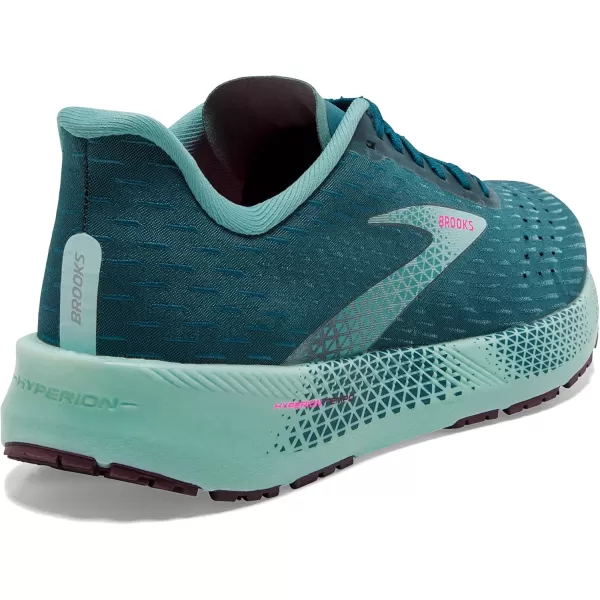 Brooks Womens Hyperion Tempo Road Running ShoeBlue CoralBlue LightPink