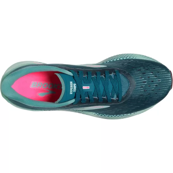 Brooks Womens Hyperion Tempo Road Running ShoeBlue CoralBlue LightPink