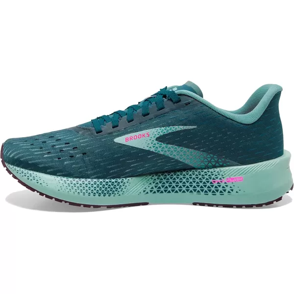 Brooks Womens Hyperion Tempo Road Running ShoeBlue CoralBlue LightPink