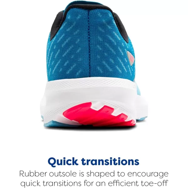 Brooks Womens Launch 10 Neutral Running ShoeCrystal SeasBlue JayBlack