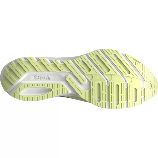 Brooks Womens Launch 10 Neutral Running ShoeLimeMineral BlueWisteria