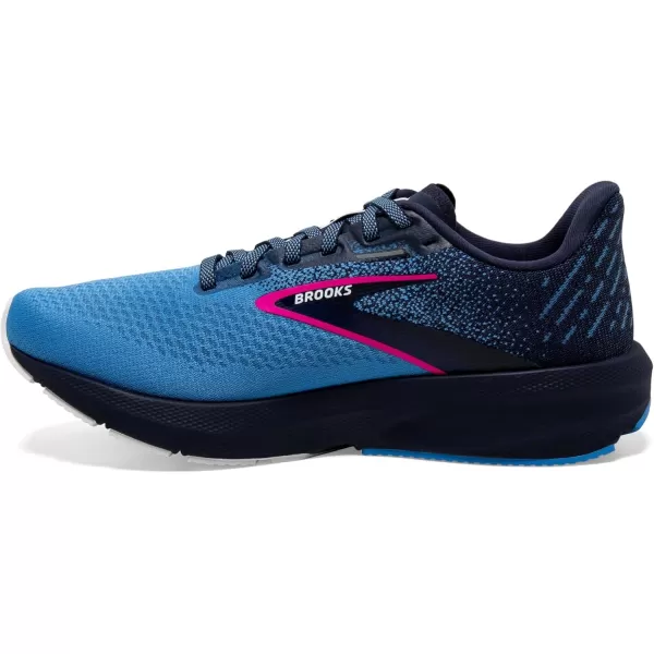 Brooks Womens Launch 10 Neutral Running ShoePeacoatMarina BluePink Glo
