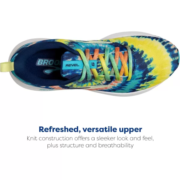 Brooks Womens Revel 6 Neutral Running ShoeBlueBachelor ButtonWhite