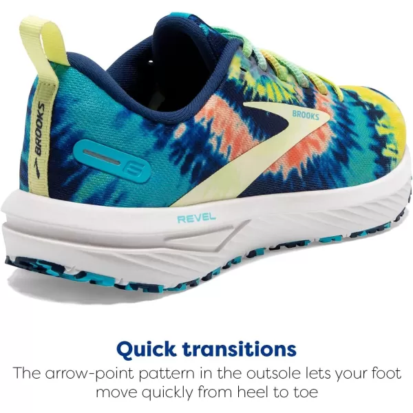 Brooks Womens Revel 6 Neutral Running ShoeBlueBachelor ButtonWhite