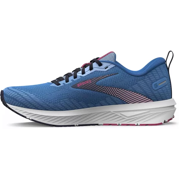 Brooks Womens Revel 6 Neutral Running ShoeMarinaLilac RosePink Lady