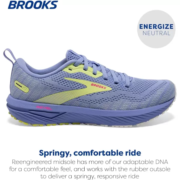 Brooks Womens Revel 6 Neutral Running ShoePurplePink