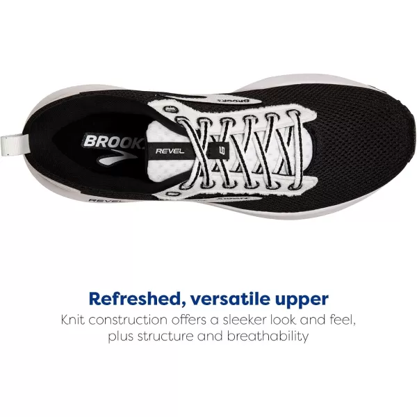 Brooks Womens Revel 6 Neutral Running ShoeWhiteGreenRed
