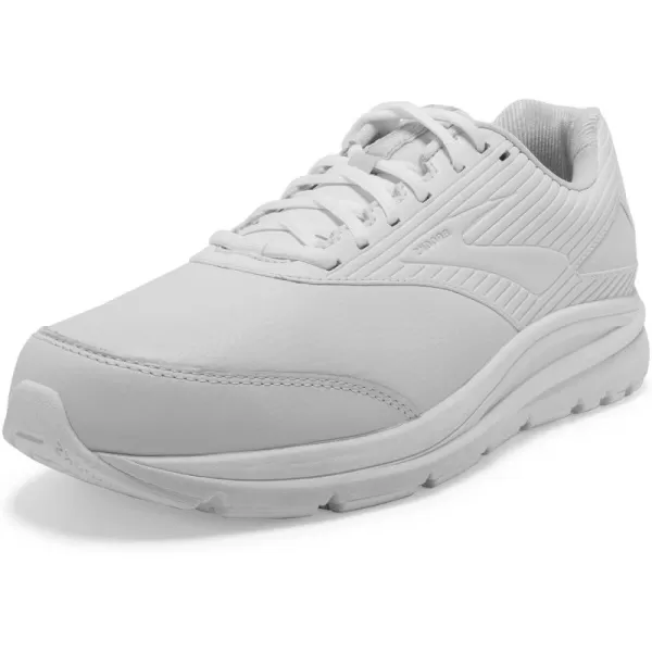 Brooks Mens Addiction Walker 2 Walking ShoeWhiteWhite