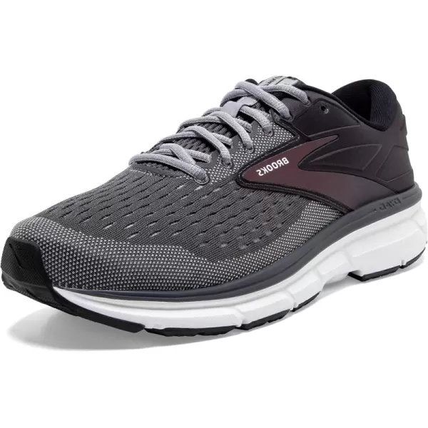 Brooks Mens Dyad 11 Running ShoeBlackened PearlAlloyRed