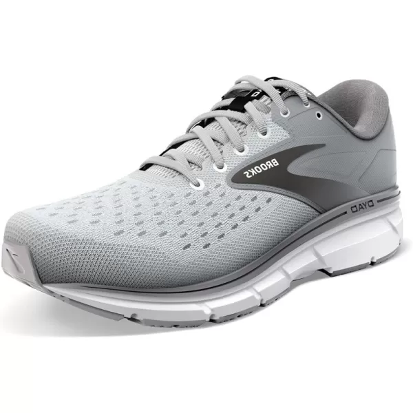 Brooks Mens Dyad 11 Running ShoeGreyBlackWhite