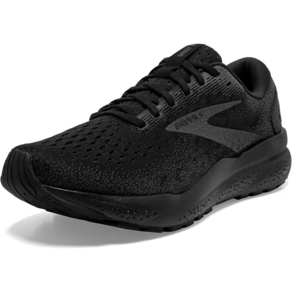 Brooks Mens Ghost 16 Neutral Running ShoeBlackBlackEbony