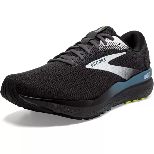 Brooks Mens Ghost 16 Neutral Running ShoeBlackEbonyBlue