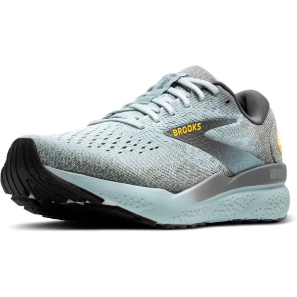 Brooks Mens Ghost 16 Neutral Running ShoeCloudGreyGold
