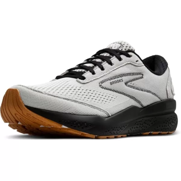 Brooks Mens Ghost 16 Neutral Running ShoeOysterBlackAlloy