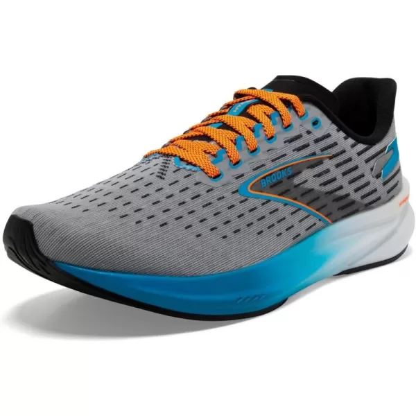Brooks Mens Hyperion Neutral Running ShoeGreyAtomic BlueScarlet