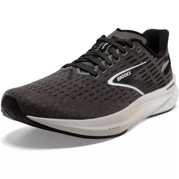 Brooks Mens Hyperion Neutral Running ShoeGunmetalBlackWhite