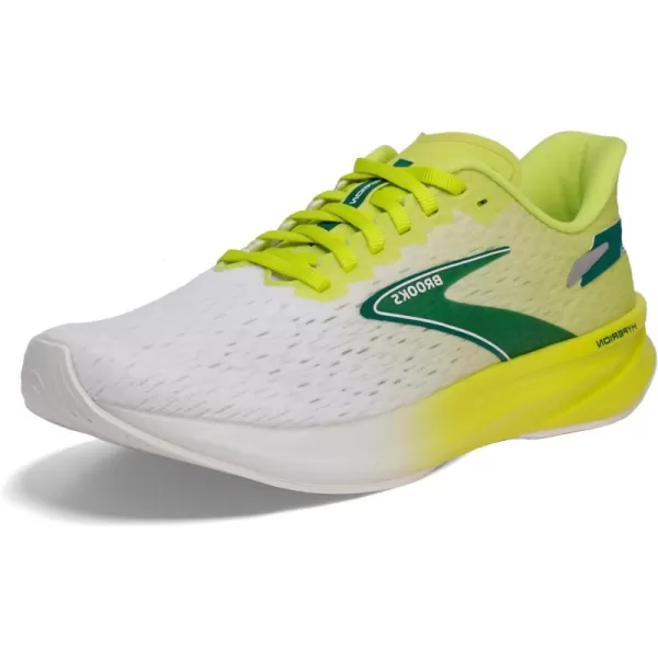 Brooks Mens Hyperion Neutral Running ShoeLimeGreenWhite