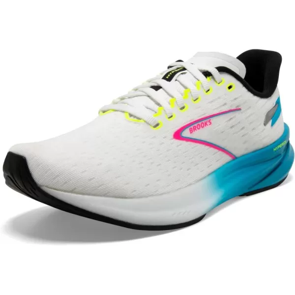 Brooks Mens Hyperion Neutral Running ShoeWhiteBluePink