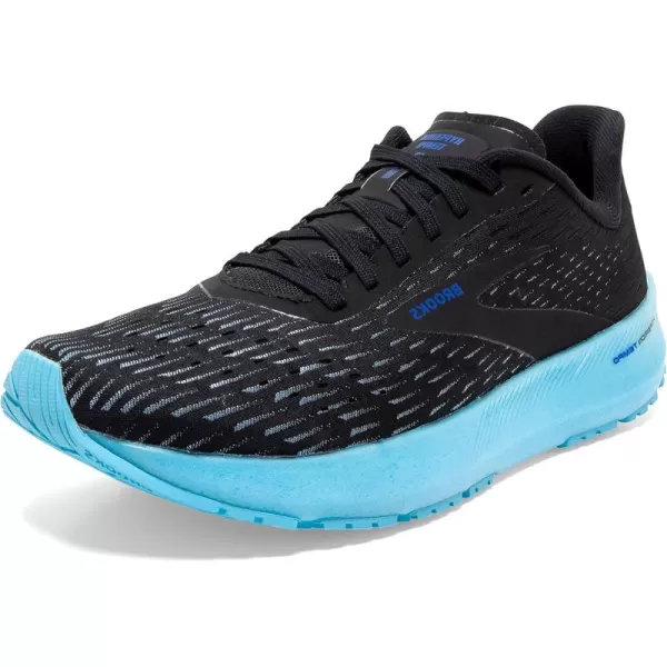 Brooks Mens Hyperion Tempo Road Running ShoeBlackIced AquaBlue