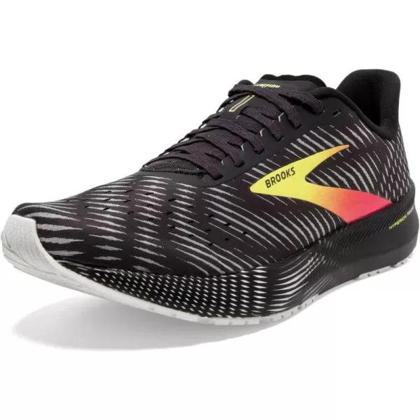 Brooks Mens Hyperion Tempo Road Running ShoeBlackPinkYellow